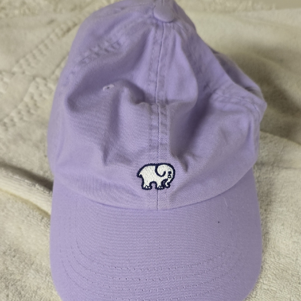 Ivory Ella Purple Elephant Logo Cap